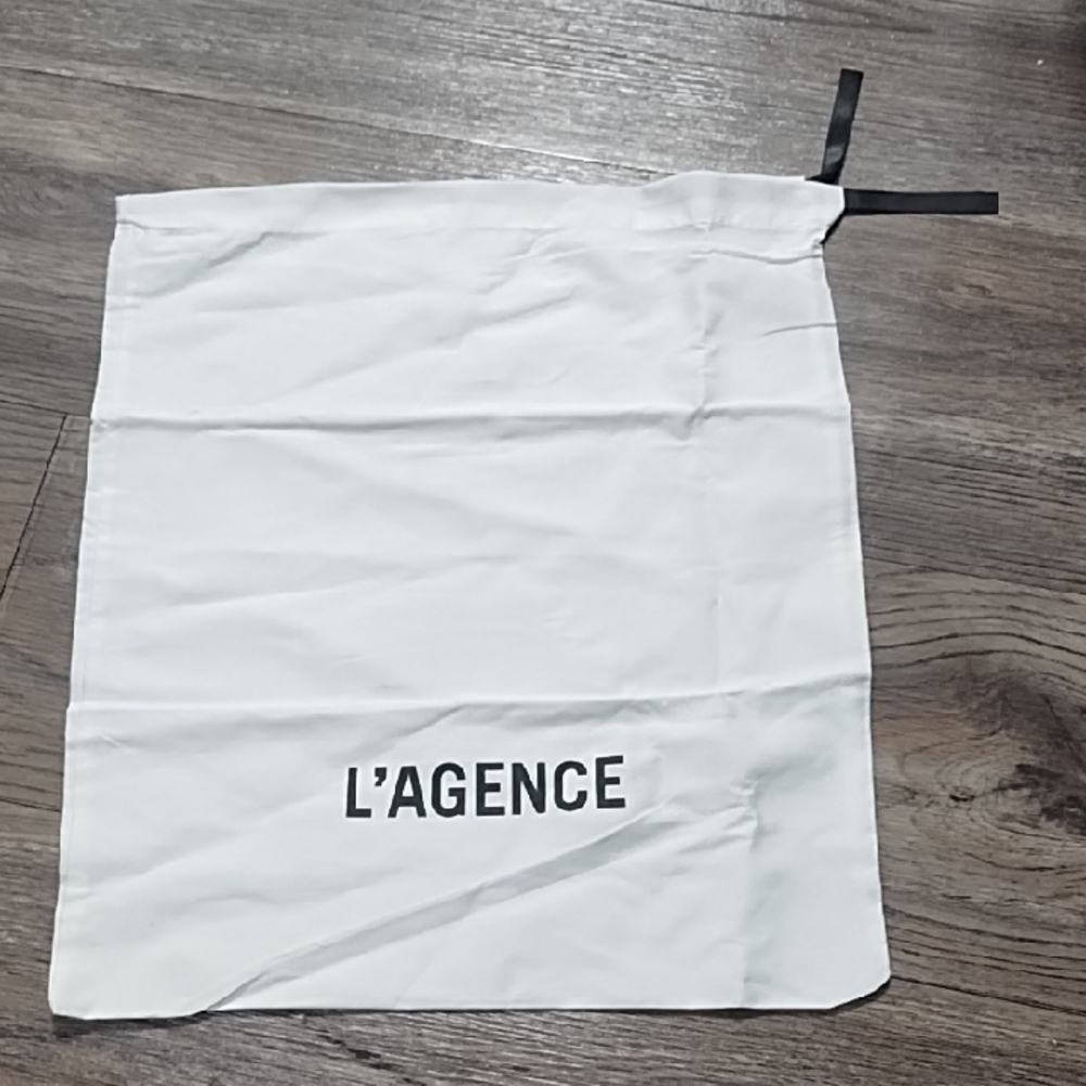L'AGENCE White Drawstring Bag